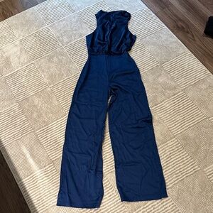 Abercrombie & Fitch Deep Blue Jumpsuit